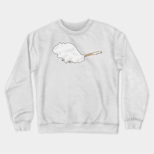 Gerboo (cute gerbil ghost costume) Crewneck Sweatshirt